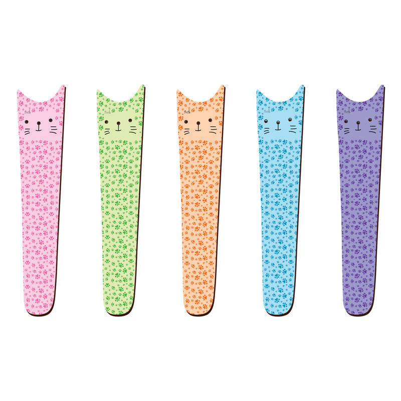 نشانگر کتاب مدل Bookland_Cat مجموعه 5 عددی