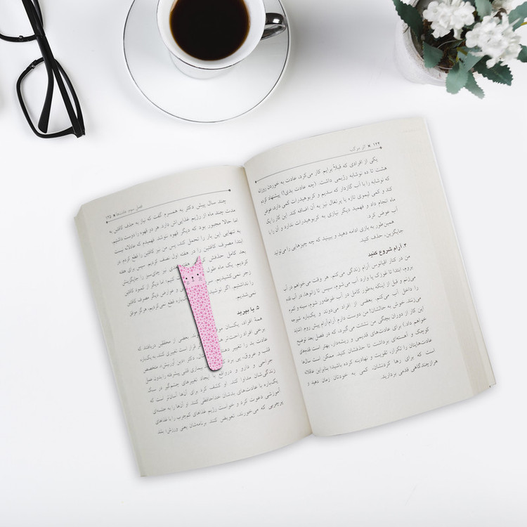نشانگر کتاب لوکسینو مدل Bookland_Cat کد 1338