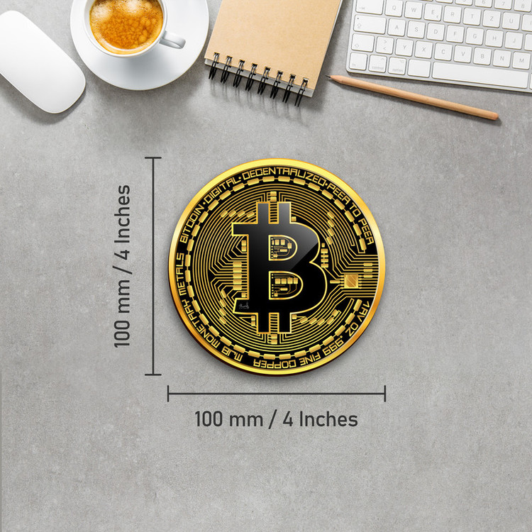 زیر لیوانی لوکسینو مدل بیت کوین کد Bitcoin_1
