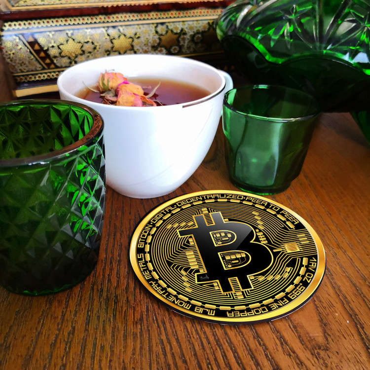 زیر لیوانی لوکسینو مدل بیت کوین کد Bitcoin_1