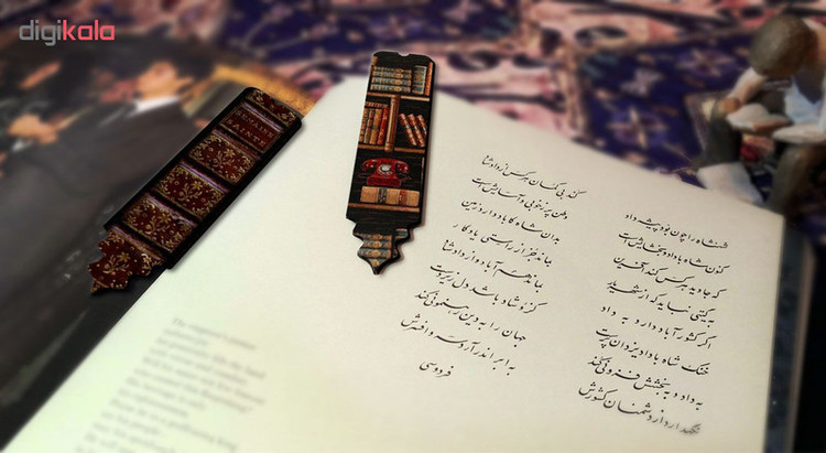 نشانگر کتاب لوکسینو طرح قلم مدل BV_2023 مجموعه 2 عددی
