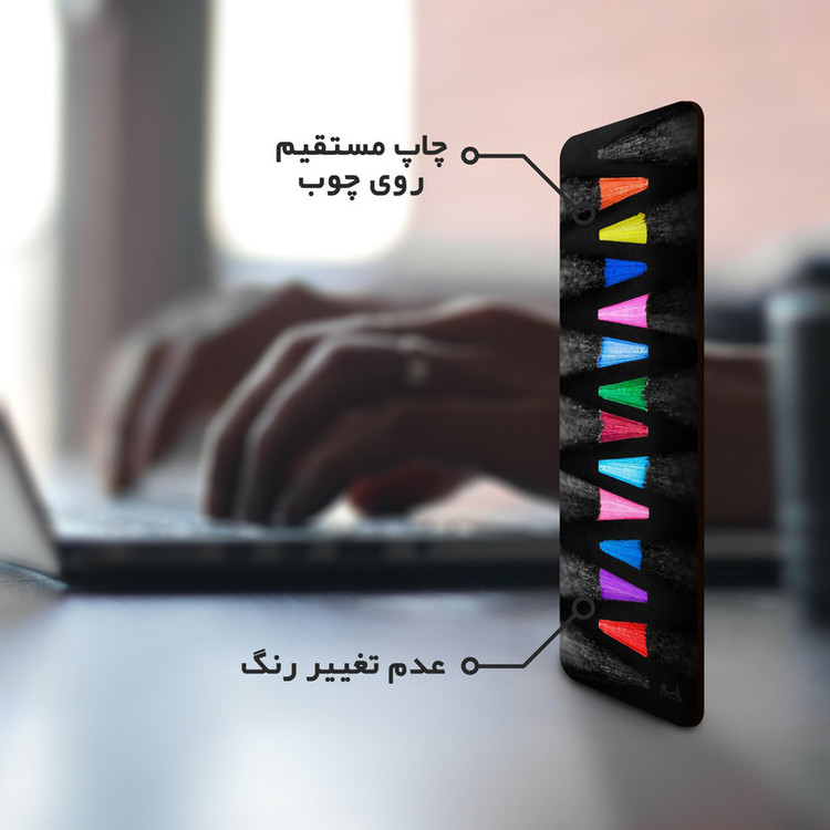 نشانگر کتاب لوکسینو مدل مداد رنگی کد Bookland_88