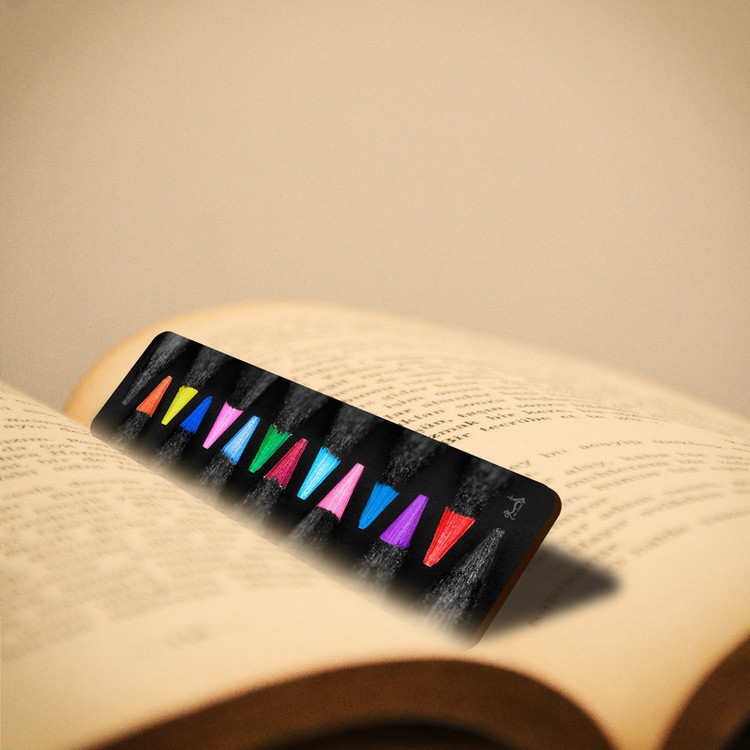 نشانگر کتاب لوکسینو مدل مداد رنگی کد Bookland_88