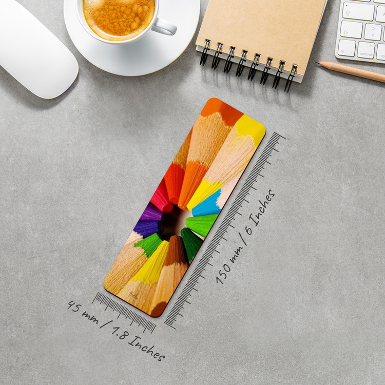 نشانگر کتاب لوکسینو مدل مداد رنگی کد Art_Bookland_62