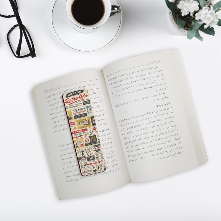 نشانگر کتاب لوکسینو مدل Bookland_216