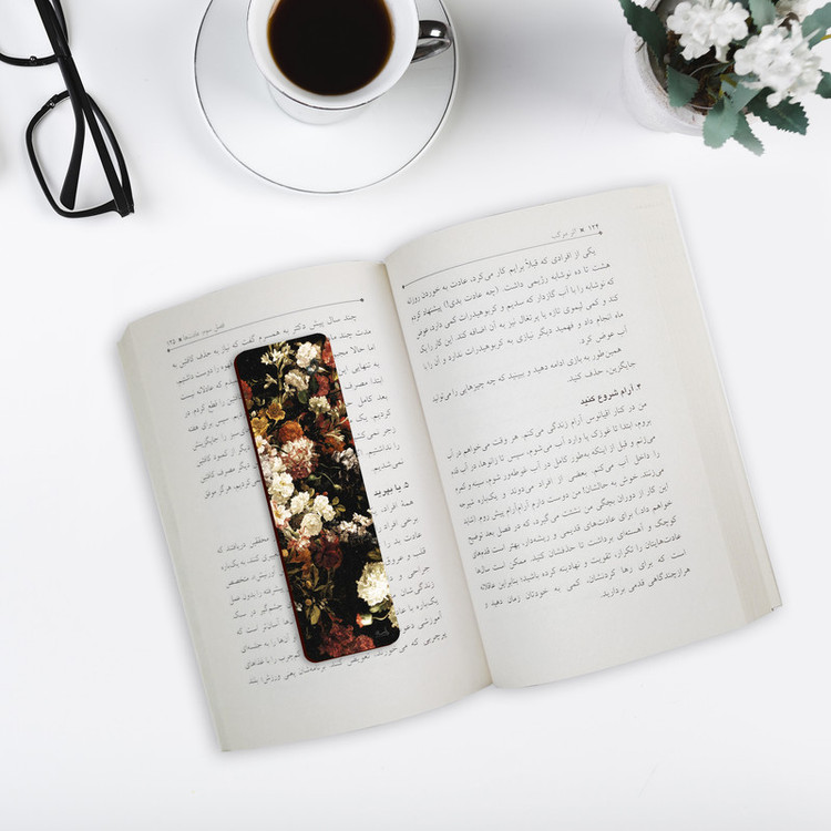 نشانگر کتاب لوکسینو مدل Flower کد Bookland_85