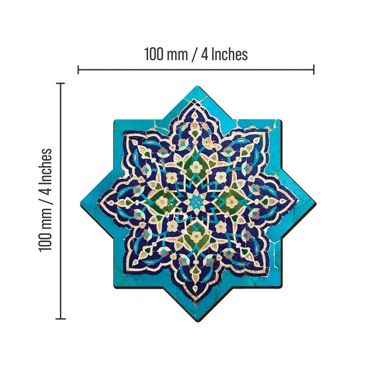 زیر لیوانی مدل کاشی مجموعه 4 عددی