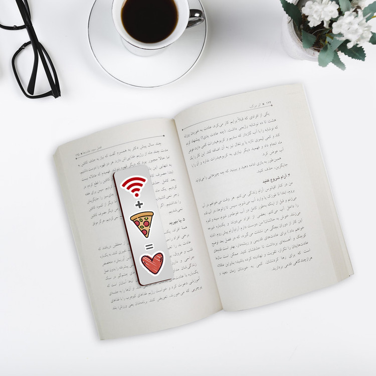 نشانگر کتاب لوکسینو مدل bookland_favorite بسته 2 عددی