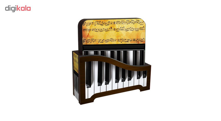زیر لیوانی لوکسینو مدل Piano کد FP_1 بسته 6 عددی