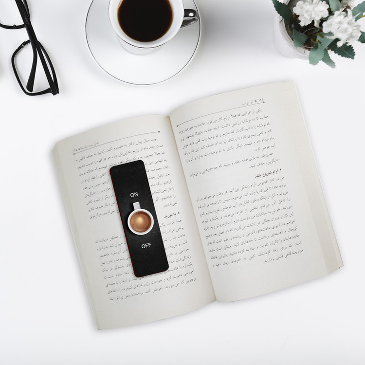 نشانگر کتاب لوکسینو مدل Bookland_Coffee