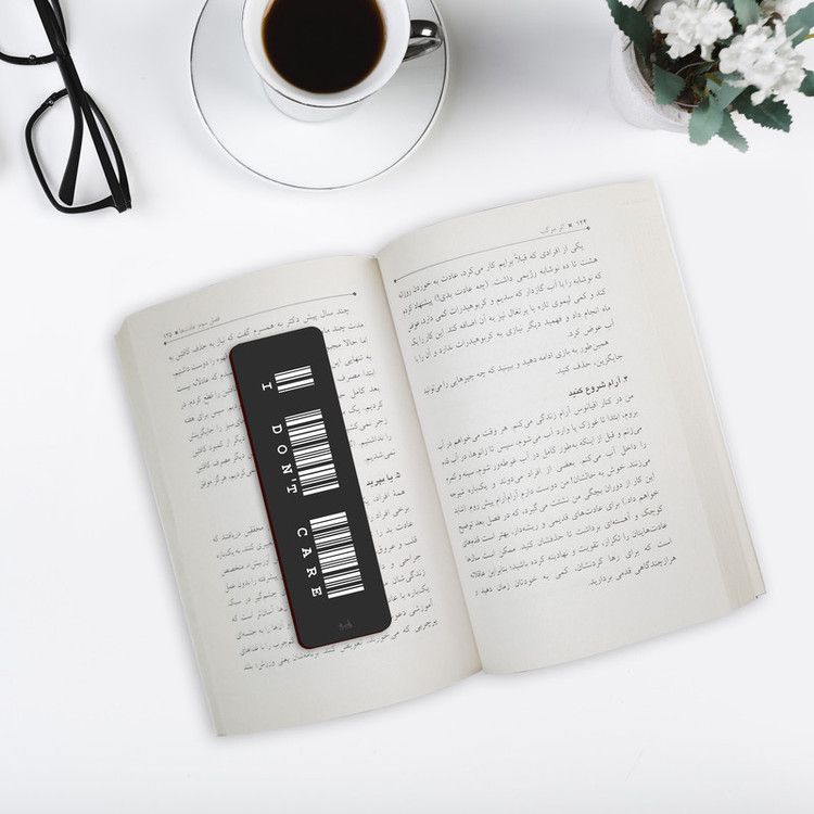 نشانگر کتاب لوکسینو مدل I DONT CARE کد Bookland_67