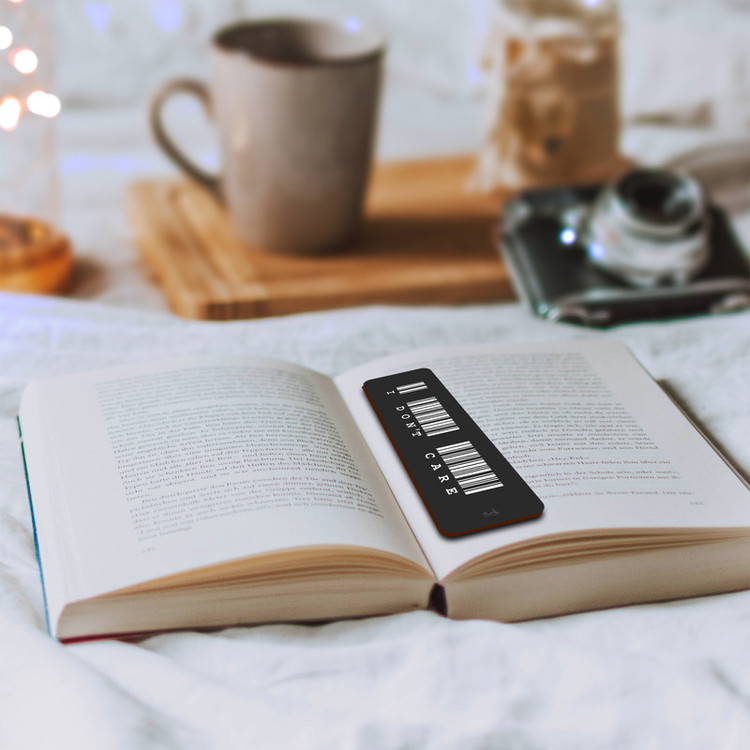 نشانگر کتاب لوکسینو مدل I DONT CARE کد Bookland_67