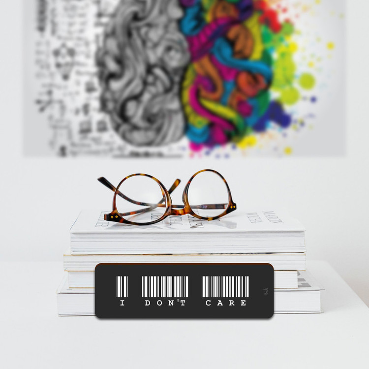 نشانگر کتاب لوکسینو مدل I DONT CARE کد Bookland_67