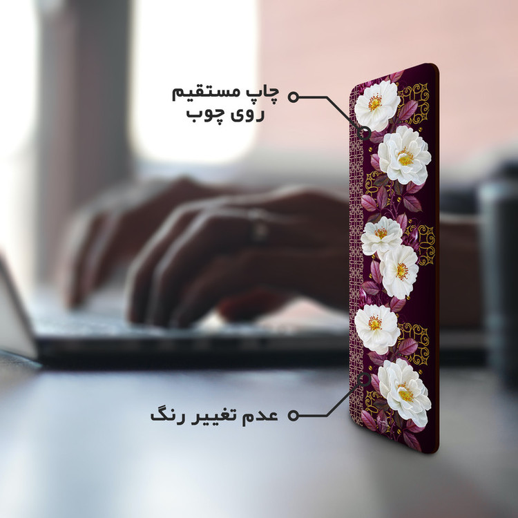 نشانگر کتاب لوکسینو مدل Flowers کد Bookland_348