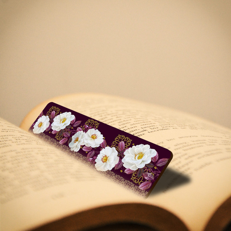 نشانگر کتاب لوکسینو مدل Flowers کد Bookland_348