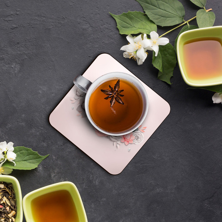 زیر لیوانی لوکسینو مدل Flowers کد 68