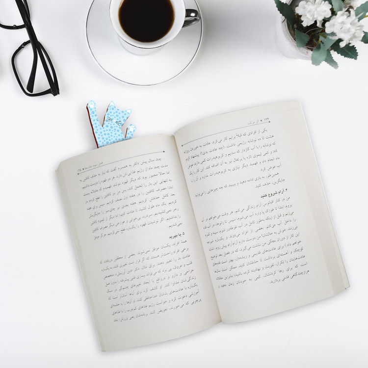نشانگر کتاب لوکسینو مدل گربه دوست داشتنی کد Book_Cat_4