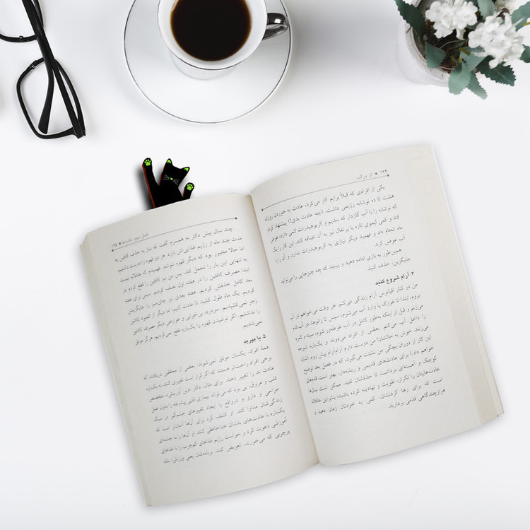 نشانگر کتاب لوکسینو مدل گربه های نازنازی و گوگولی مجموعه 4 عددی