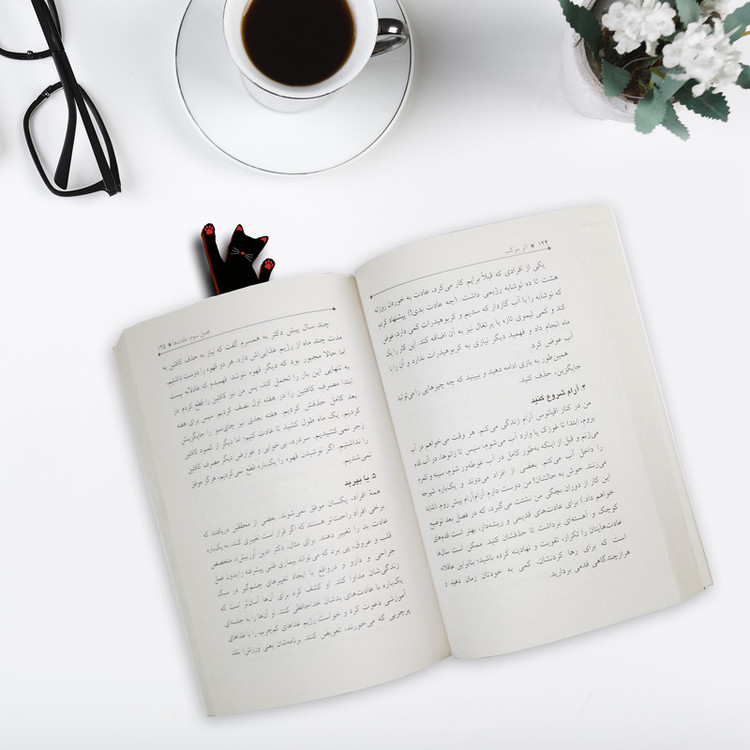 نشانگر کتاب لوکسینو مدل گربه های نازنازی و گوگولی مجموعه 4 عددی