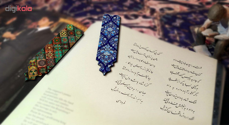 نشانگر کتاب لوکسینو طرح قلم مدل BV_2025 مجموعه 2 عددی