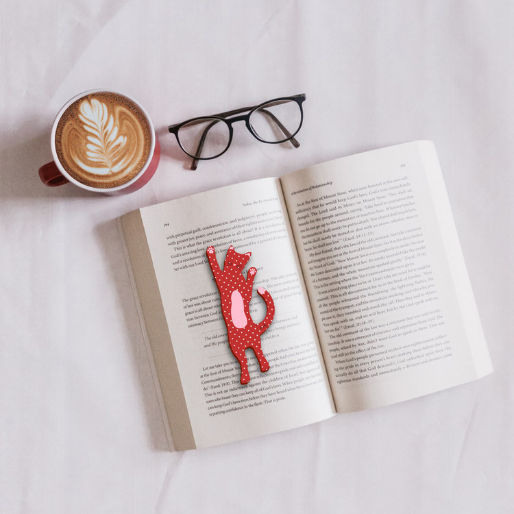 نشانگر کتاب لوکسینو مدل گربه دوست داشتنی کد Book_Cat_6