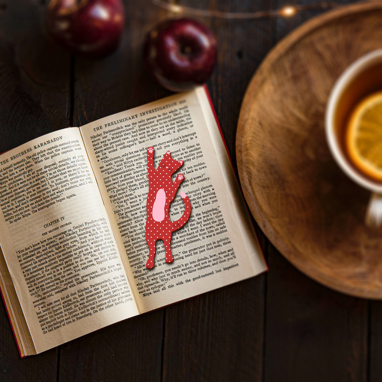 نشانگر کتاب لوکسینو مدل گربه دوست داشتنی کد Book_Cat_6