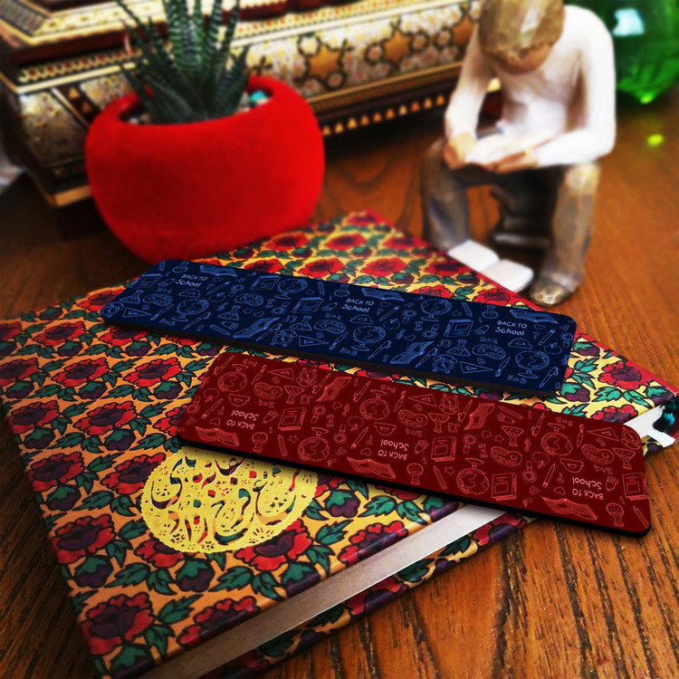 نشانگر کتاب لوکسینو مدل back to school کد bookland_1 مجموعه 2 عددی