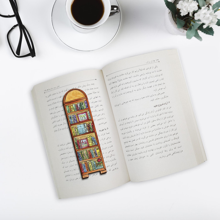 نشانگر کتاب لوکسینو مدل کتابخانه Bookland_1
