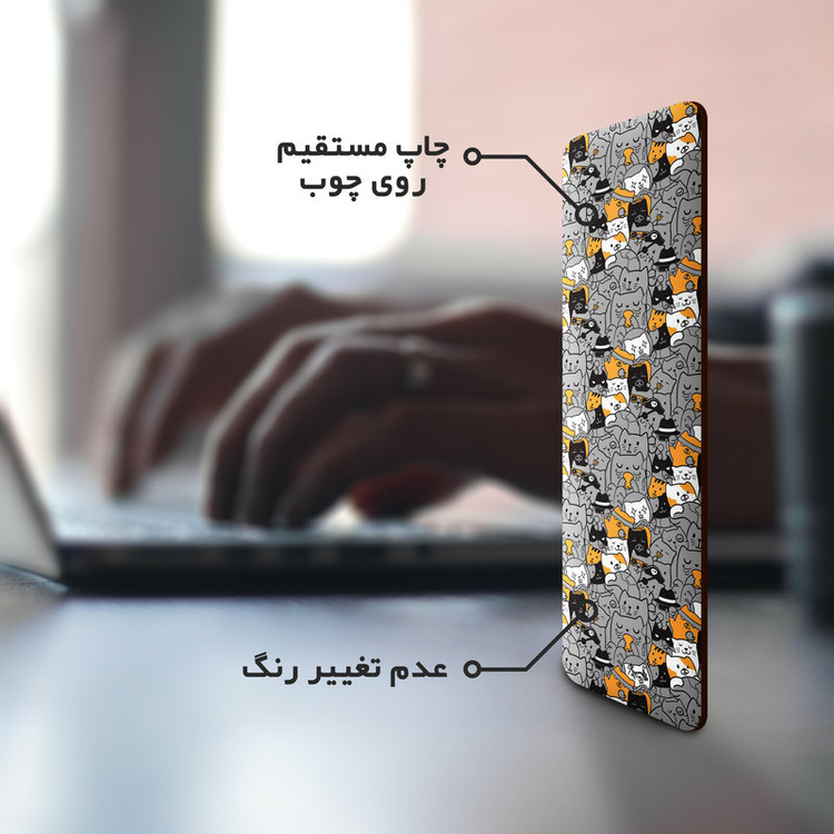 نشانگر کتاب لوکسینو مدل گربه های بامزه کد Bookland_341