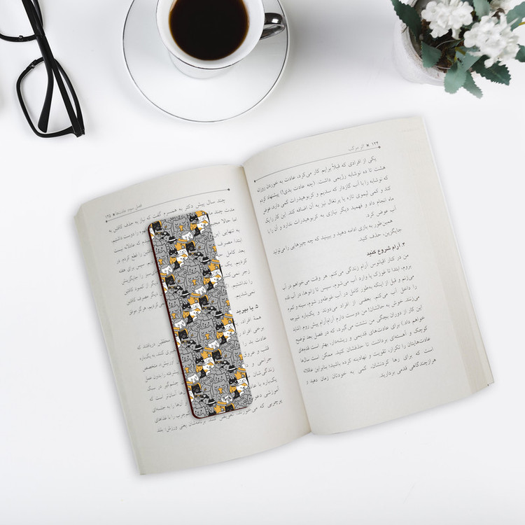 نشانگر کتاب لوکسینو مدل گربه های بامزه کد Bookland_341