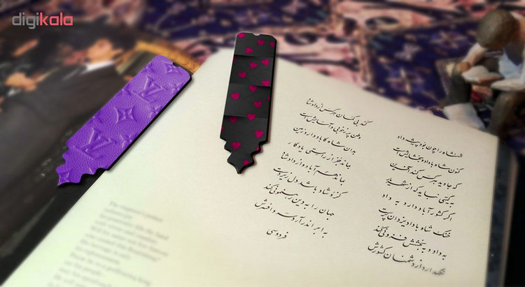 نشانگر کتاب لوکسینو طرح قلم مدل BV_2021 بسته 2 عددی