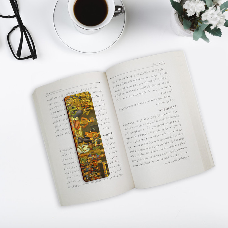 نشانگر کتاب لوکسینو مدل بزم ایرانی کد Bookland_155