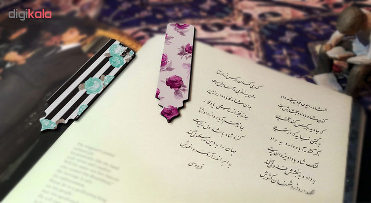 نشانگر کتاب لوکسینو طرح قلم مدل BV_2033 مجموعه 2 عددی