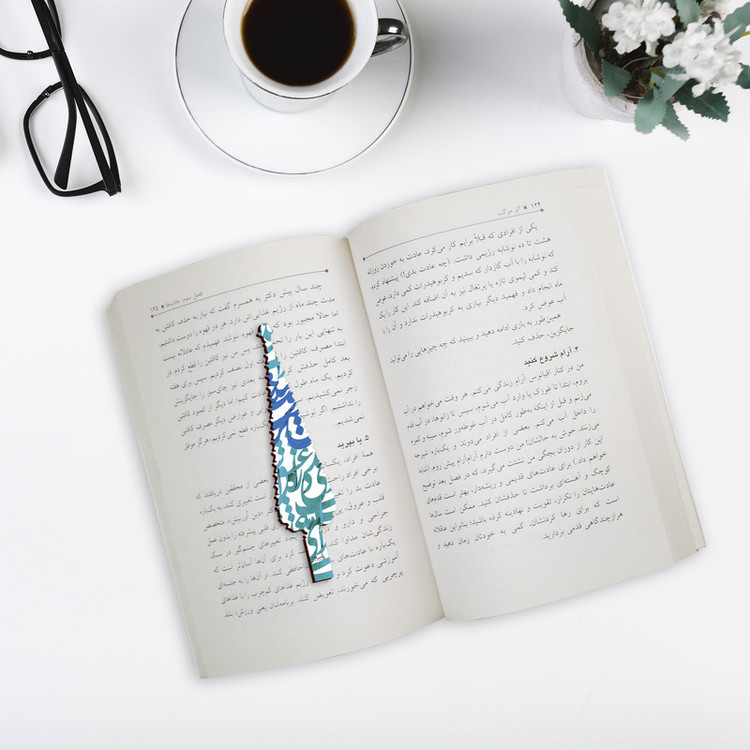 نشانگر کتاب لوکسینو مدل سرو طرح خوشنویسی