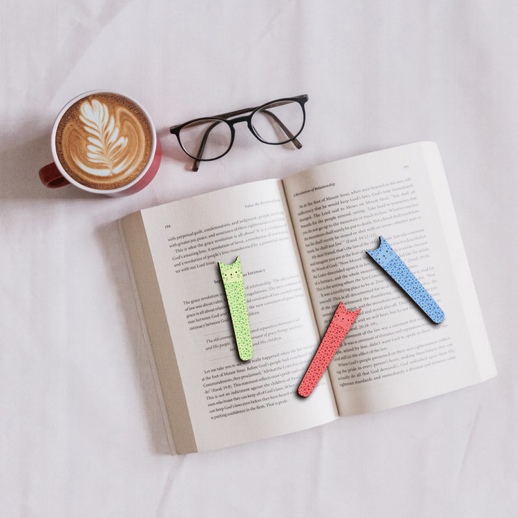 نشانگر کتاب لوکسینو مدل Bookland_Cat 11 بسته 3 عددی