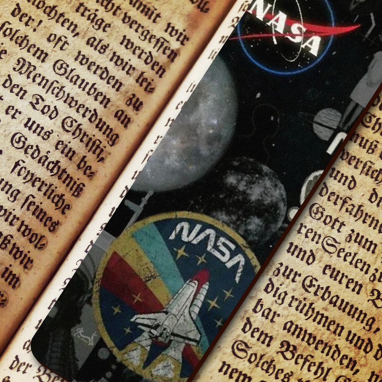 نشانگر کتاب لوکسینو مدل NASA کد Bookland_206