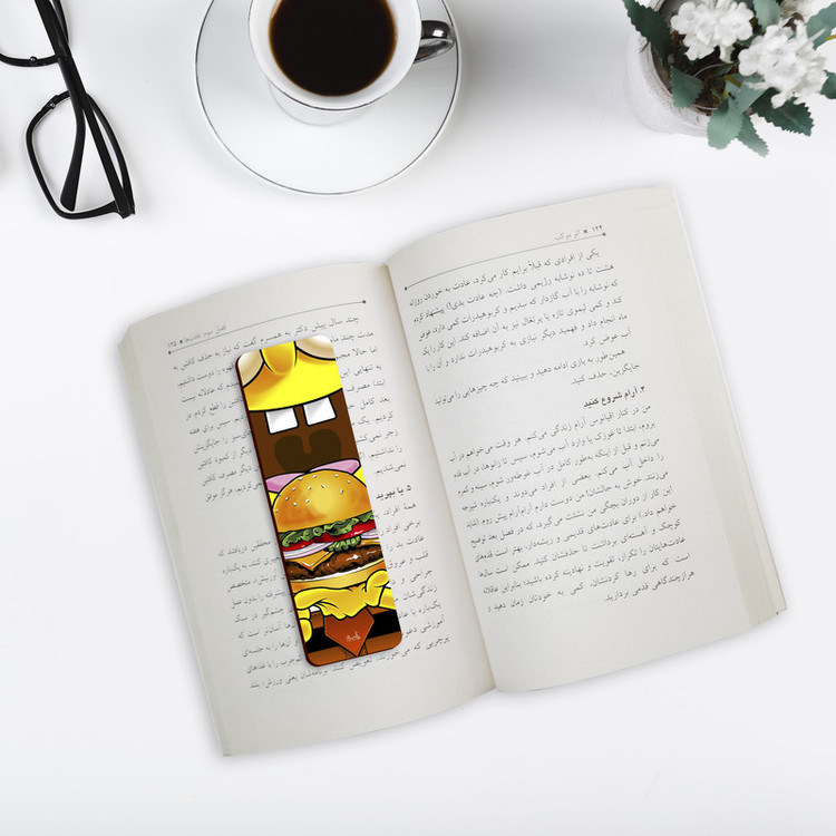 نشانگر کتاب لوکسینو مدل باب اسفنجی کد Bookland_263