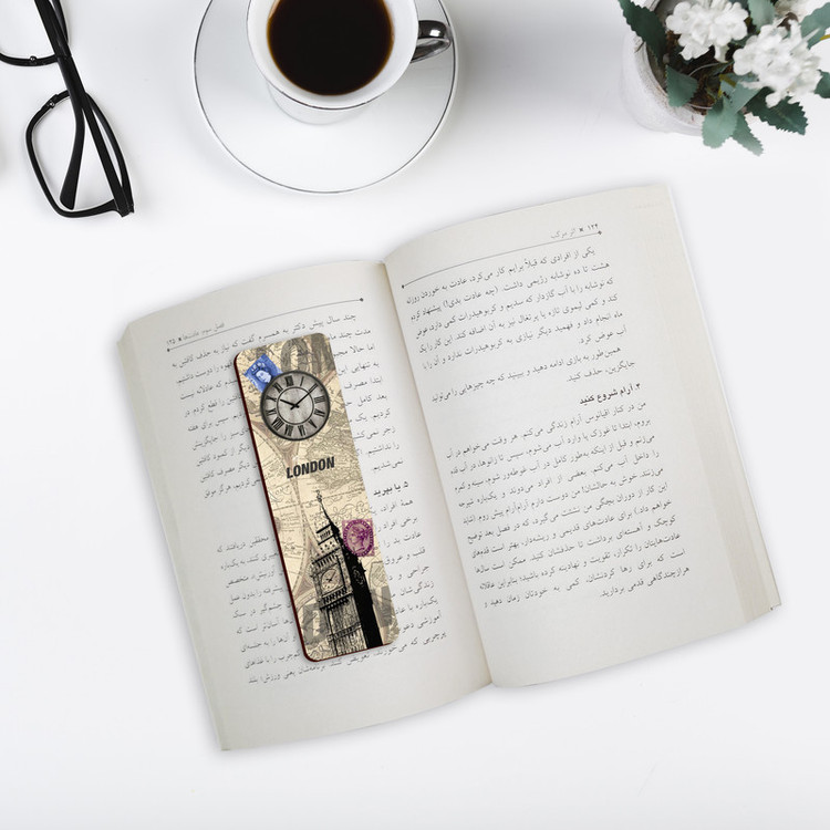 نشانگر کتاب لوکسینو مدل LONDON کد Bookland_377