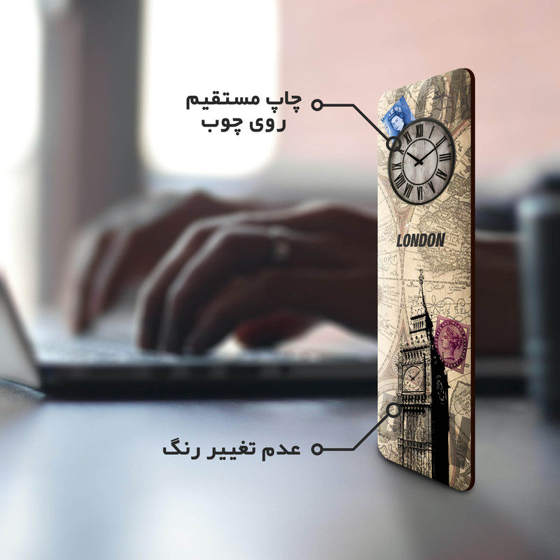 نشانگر کتاب لوکسینو مدل LONDON کد Bookland_377