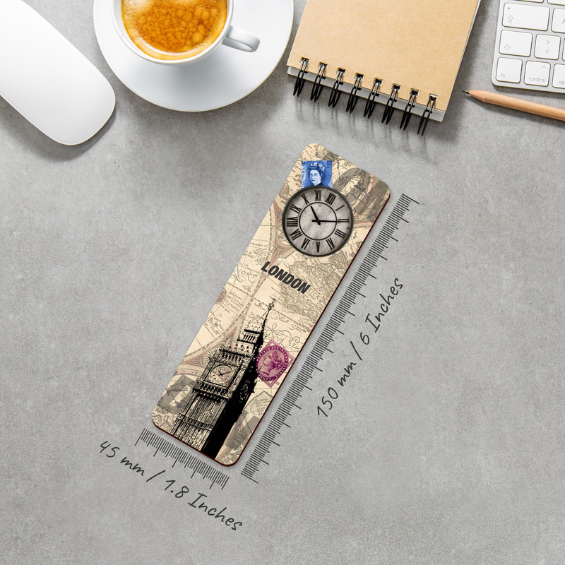 نشانگر کتاب لوکسینو مدل LONDON کد Bookland_377