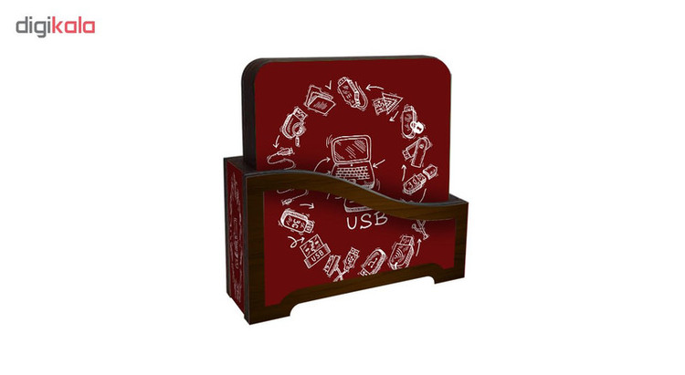 زیر لیوانی لوکسینو مدل USB کد MRP _ 2510 بسته 6 عددی