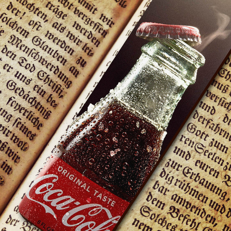 نشانگر کتاب لوکسینو مدل Coca Cola کد Bookland_248
