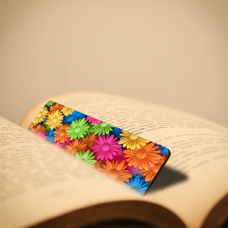 نشانگر کتاب لوکسینو مدل Flowers کد Bookland_202