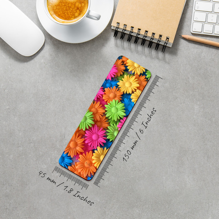 نشانگر کتاب لوکسینو مدل Flowers کد Bookland_202