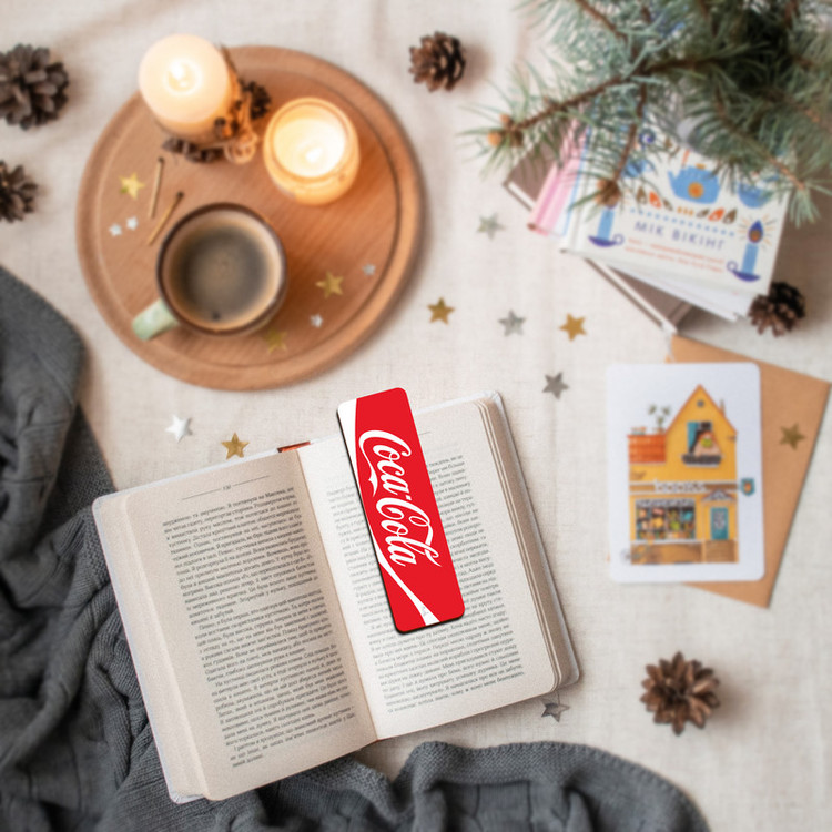 نشانگر کتاب مدل Coca Cola کد Bookland_243