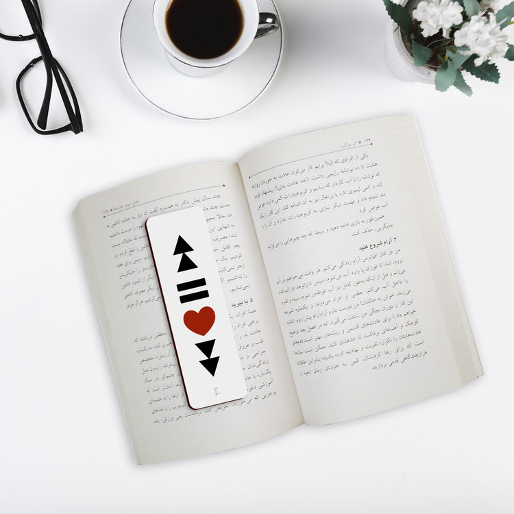 نشانگر کتاب لوکسینو مدل Music Love کد Bookland_241