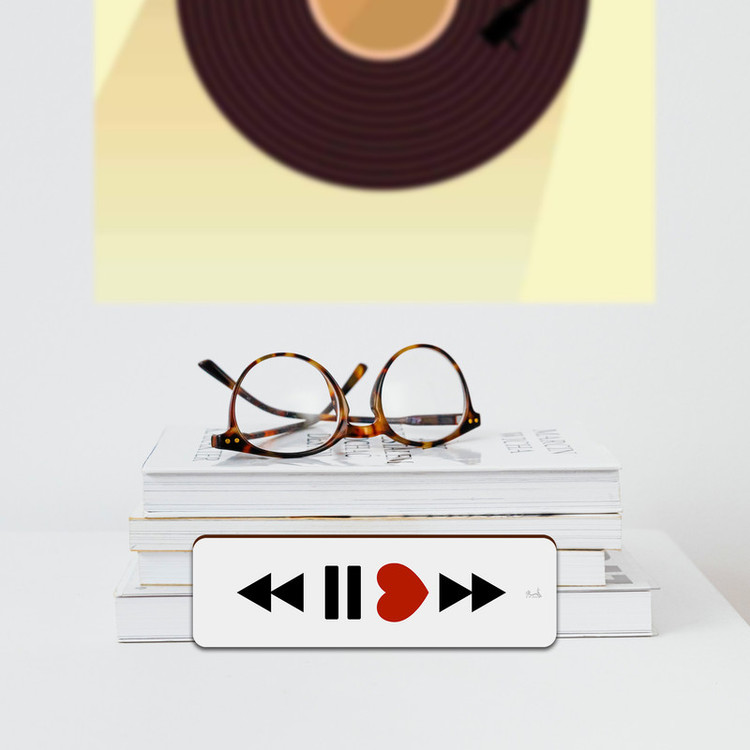 نشانگر کتاب لوکسینو مدل Music Love کد Bookland_241