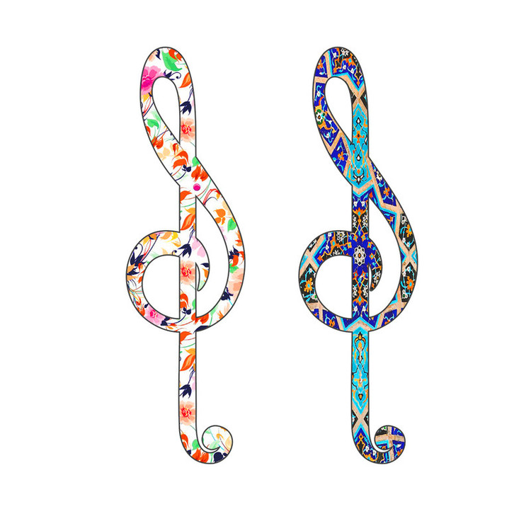 نشانگر کتاب لوکسینو مدل Music_8 بسته 2 عددی