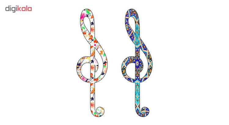 نشانگر کتاب لوکسینو مدل Music_8 بسته 2 عددی