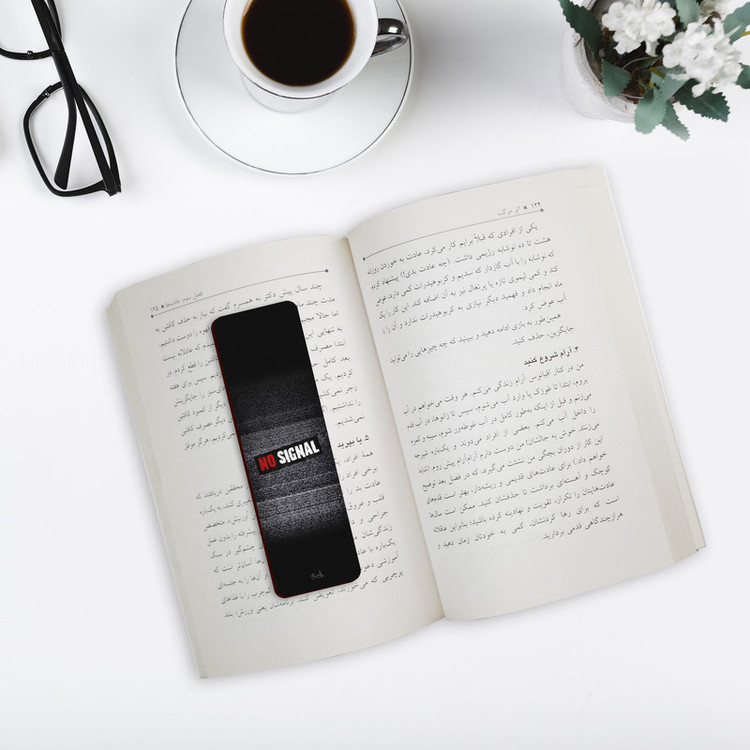 نشانگر کتاب لوکسینو مدل NO SIGNAL کد Bookland_184